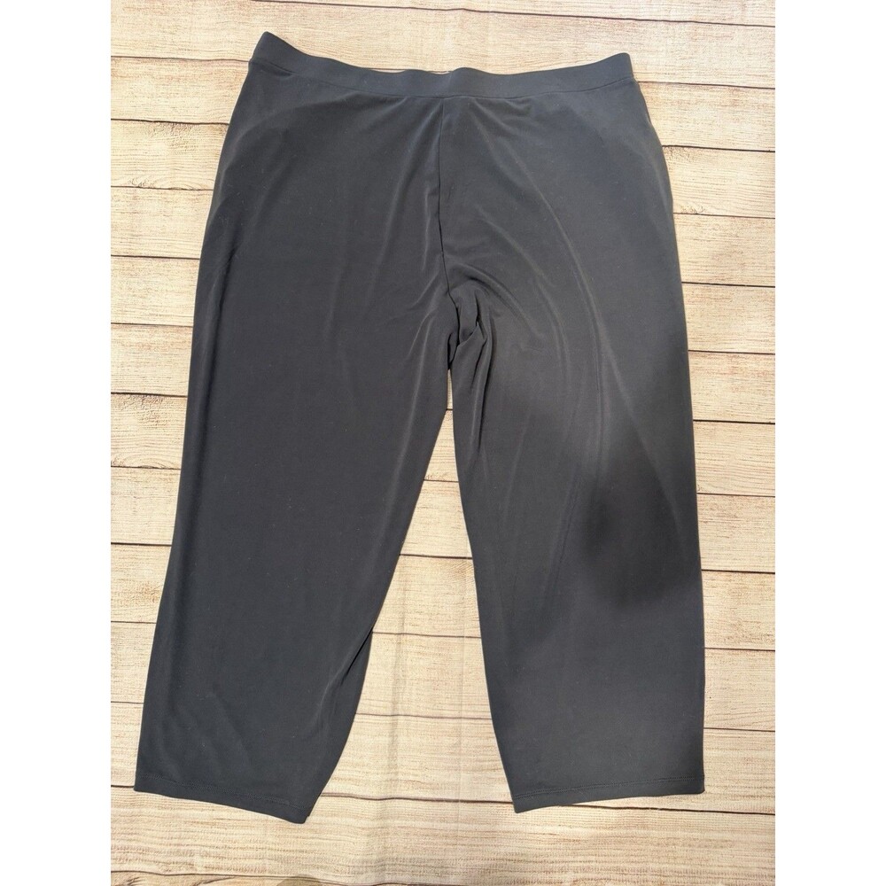 Susan Graver QVC Everyday pull on elastic high waist grey Capri Ankle pants XL
